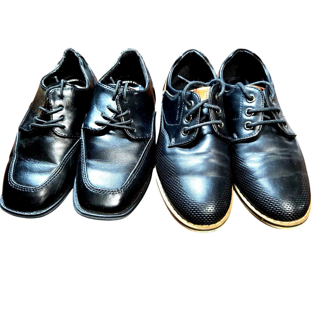 Bruno Marc + More Boy's Size 12 12.5 Dress Shoes Bulk Lot of 2